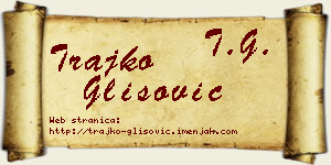 Trajko Glišović vizit kartica